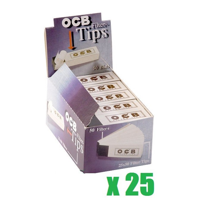 OCB Filtres en Carton Perforés (Lot de 50) 