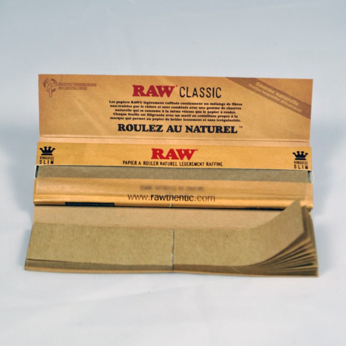 Raw Slim + Carton, Paquet de feuilles à rouler pas cher
