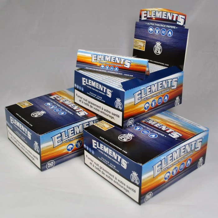 Pack Elements Feuilles Slim Filtres Carton - 15,00€