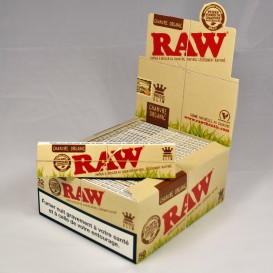 50 pacotes Raw orgânicos Slim (1 caixa)