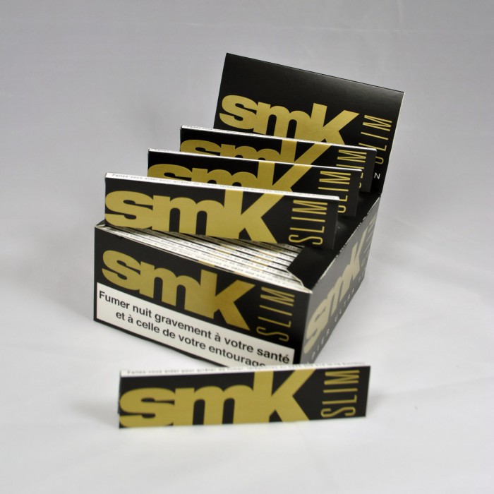 Smoking SMK Slim brown boite box de 50 carnets SMK Slim 