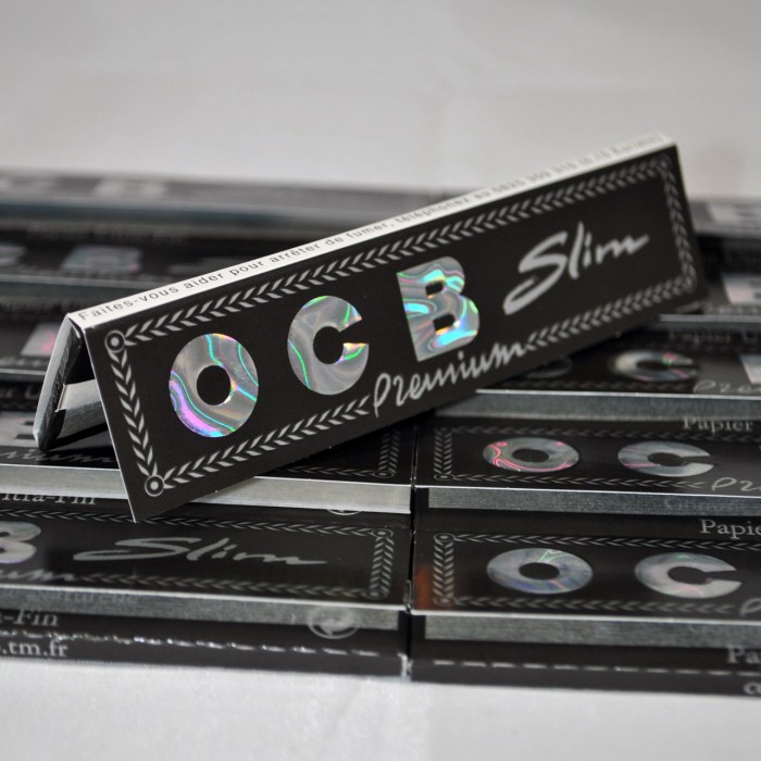 OCB Slim Premium x 50  Feuille à Rouler Pas Cher - MajorSmoker