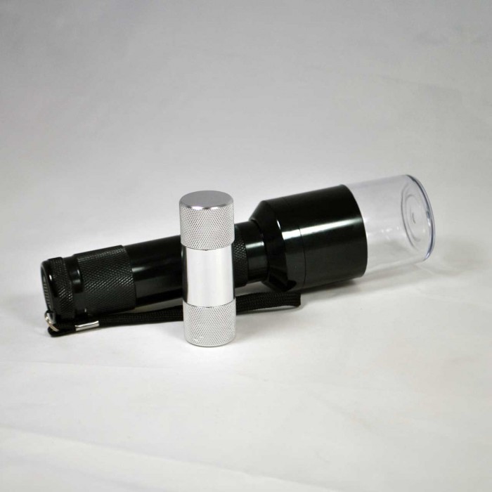 Grinder électrique Aluminium avec Récupérateur de Pollen 40mm (Noir)