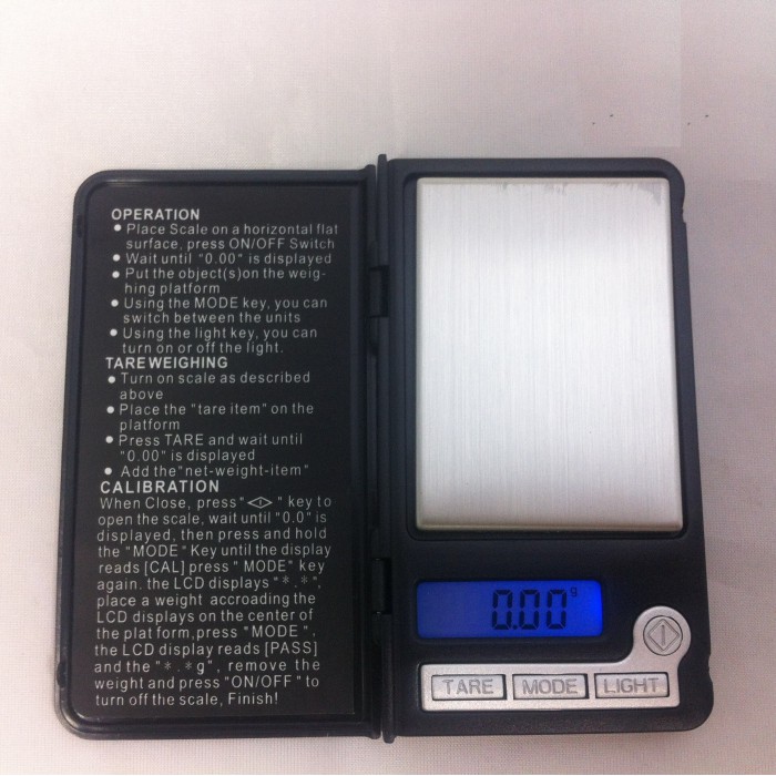 Silver Finish Pocket Postal Scales