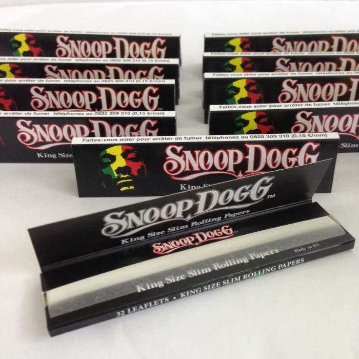 Snoop Dog Slim lot de 20 carnets de feuilles à rouler longue 
