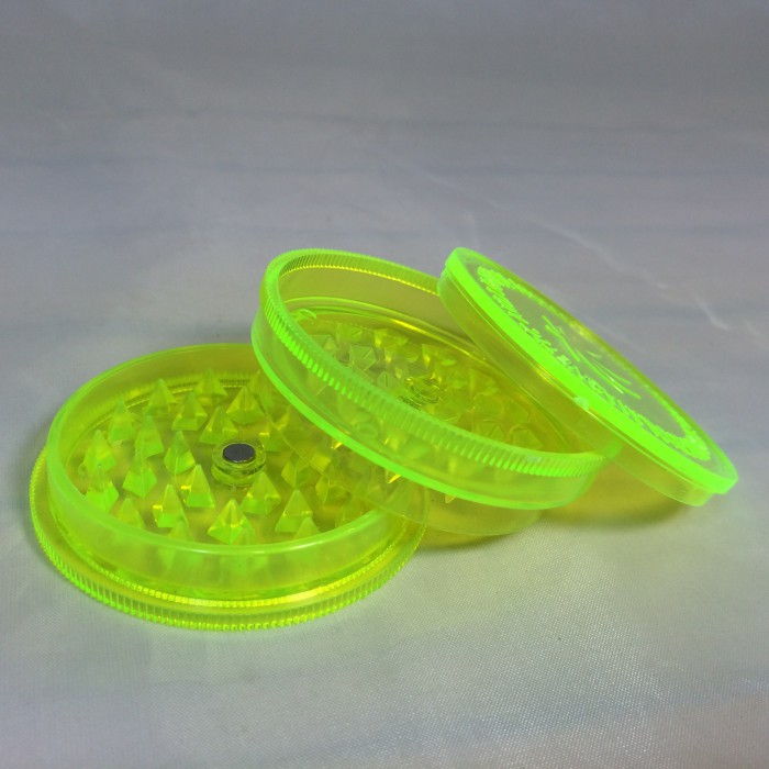 Lot De 6 Broyeurs à Herbes En Plastique - 60 Mm, Couvercle Magnétique, Dents De Requin, Portable