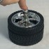 exibição de cinzeiro de pneu de carro