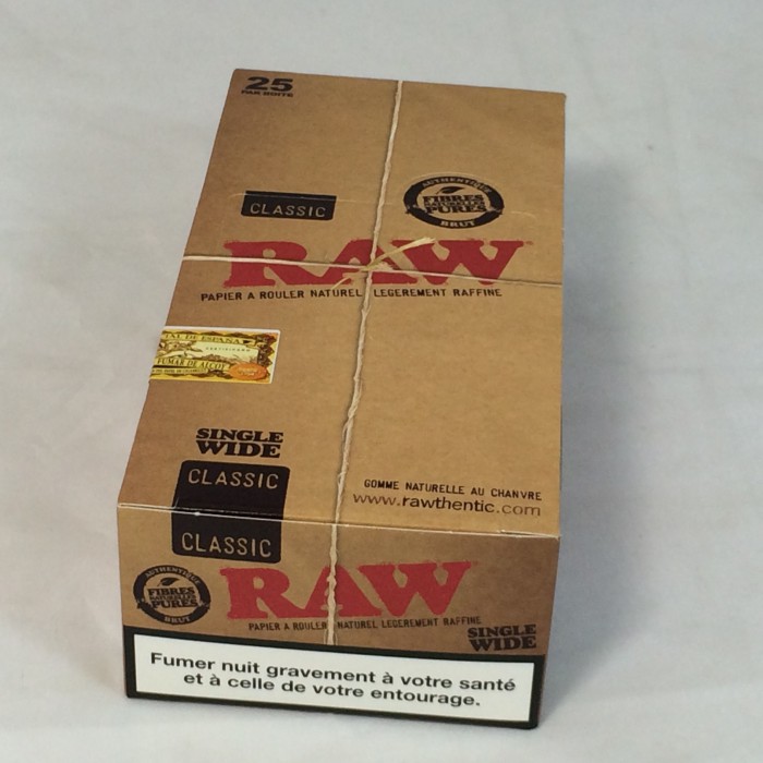 Raw Slim + Carton, Paquet de feuilles à rouler pas cher