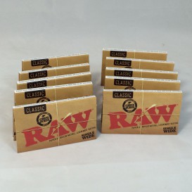 10 Paquets Raw Regular