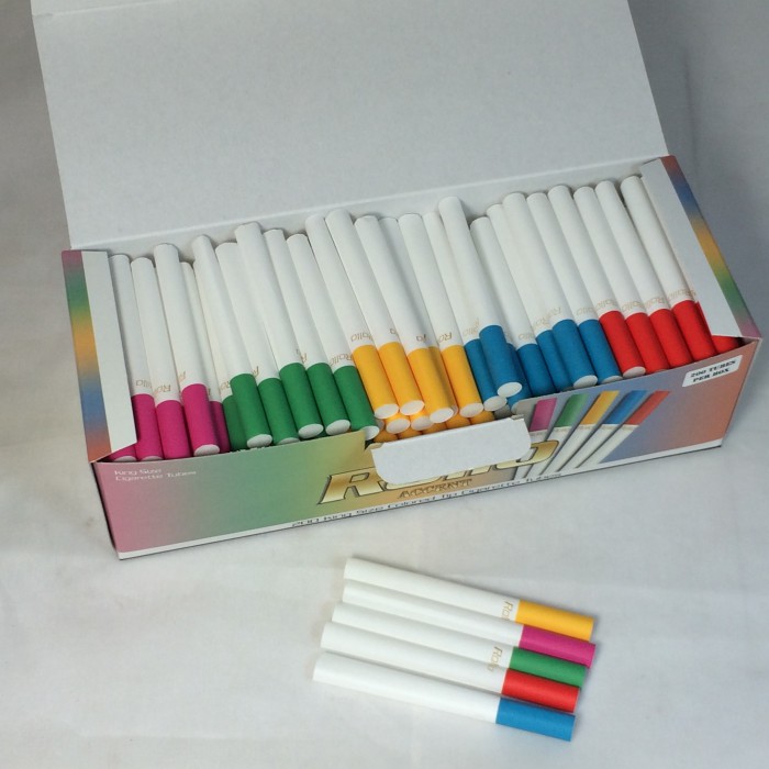 Cigarrillo con filtro de color  Tubos de cigarrillos Rollo Accent