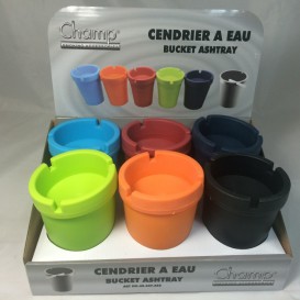 Color water ashtray