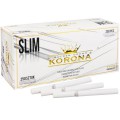 250 tubos Slim branco Korona