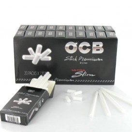 20 x OCB Extra Slim Stick Filter Box