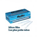 200 Tubes Micro Slim Rollo (Bleu)