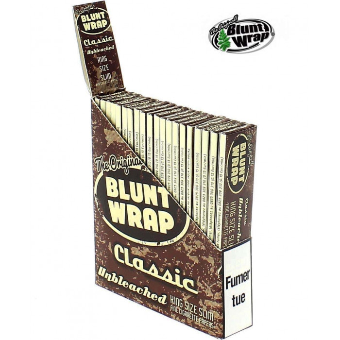 Blunt Wrap King Size Slim Neu und Ovp 1 Heftchen Smoking Papers 