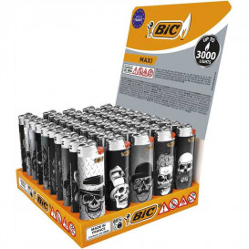 50 x Bic Maxi Skull Lighter