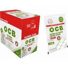 50 bolsas de filtros de papel OCB