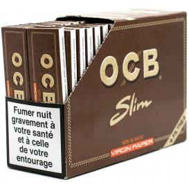 10 paquets feuilles OCB Brown Slim