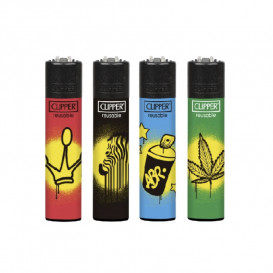 Clipper Urban Style Lighter x4