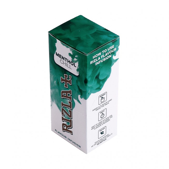 Rolling King, Menthol Infusion Card 25 pcs in display