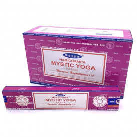 12 x Paquet d'encens Satya Mystic Yoga 15g