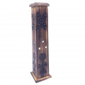 Wooden Mirror Incense Holder Tower