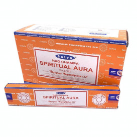 12 x Paquet d'encens Satya Aura Spirituelle 15 g