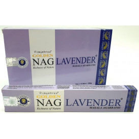 12 x Vijayshree Golden Nag Lavender Incense 15g