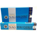 12 x Paquet d'encens Vijayshree Golden Nag Reiki Energy 15g