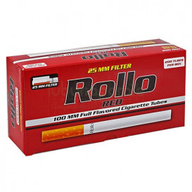 200 Tubos Cigarillos 100mm Rollo RED