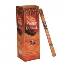 25 x Packung Sandelholz-Amber-Krishan-Räucherstäbchen