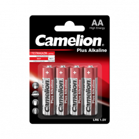 4 Camelion Alkaline AA LR06 Batteries