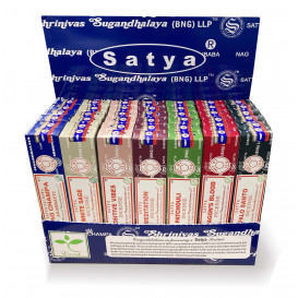 42 x Satya incense 7 flavors 15g