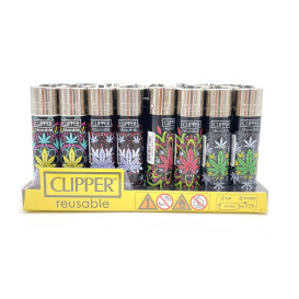 48 x Clipper High Mandala Feuerzeug
