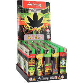 50 x Skinny Reggae elektronisches Feuerzeug