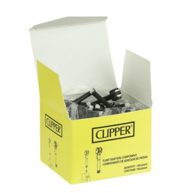 Caja de 100x Kit Clipper (Pisón, Rueda y Piedra)