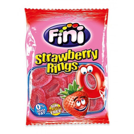 Fertige Candy Bag Erdbeerringe 90g