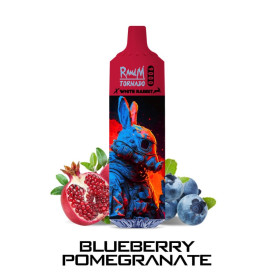Tornado 9000 Puff White Rabbit Blueberry Pomegranate