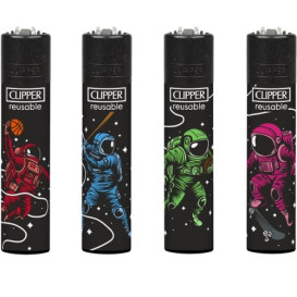 Clipper Astro Sport Feuerzeug x4