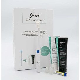 Kit Blancheur Jaw's - Brosse à Dent Vibrante Lumiere Bleue + 2 dentifrices