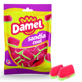 Bonbon Damel Tranche Pasteque 80g (boite de 12 sachets)