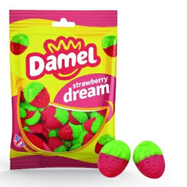 Bonbon Damel Fraise Sauvage 80g (boite de 12 sachets)