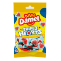 12 x Beutel Damel Triple Hearts Candy 80g