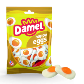 Bonbon Damel 80g Oeuf au Plat (boite de 12 sachets)