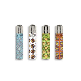 Briquet Micro Clipper Vintage Pattern x4