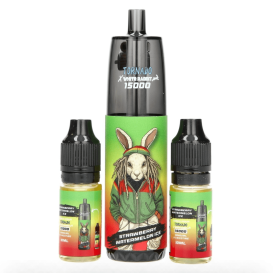 Puff Tornado 15000 White Rabbit 2% Nicotine Strawberry Watermelon Ice