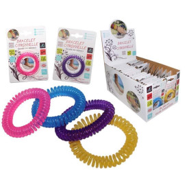 40 x Bracelet Citronnelle Spirale
