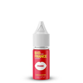 E-Liquid Erdbeere - Bio Pure France - Nikotin: 0 mg