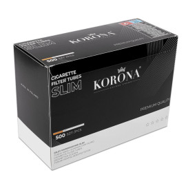 500 Tubes Slim Korona 6.5mm - Économie de Tabac