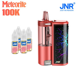 Puff JNR Météorite 100k Strawberry Watermelon Ice 0% Nicotine (100% légale)